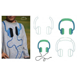 Stickserie - Kopfhörer